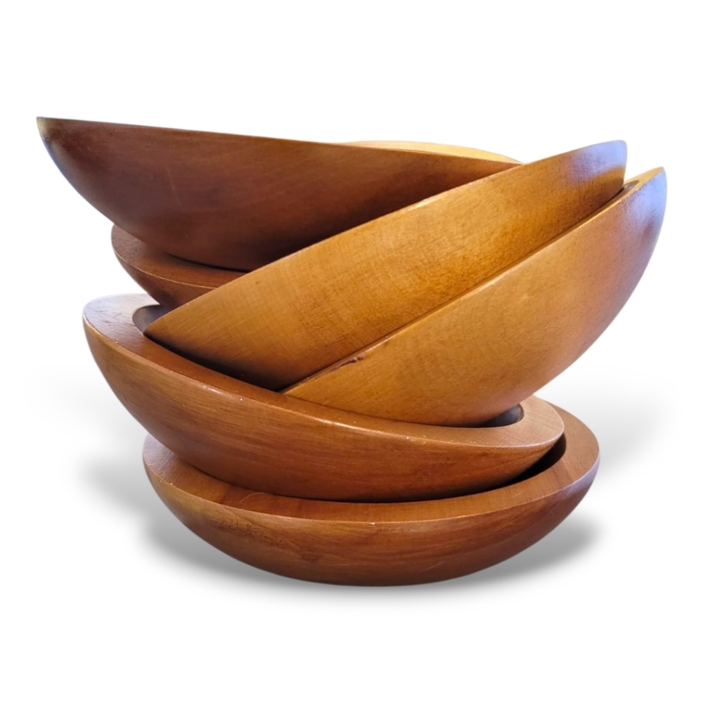 1960s Baribocraft 6pc Salad Server Bowls